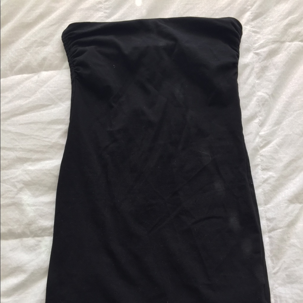 Black tube dress